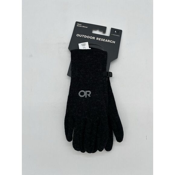Outdoor Research OR Flurry Sensor Gloves Black Touchscreen Smartphone Womens L - Picture 1 of 4